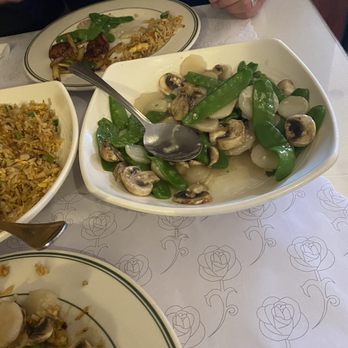 Hunan Village - 2. Snow Peas, Mushroom & Water Chestnut We also had leftovers. - Chinese Near Me - Petaluma, California Hunan Village - 2. Snow Peas, Mushroom & Water Chestnut We also had leftovers. - Chinese Near Me - Petaluma, California