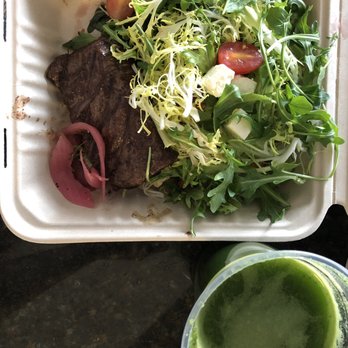 Flights Bistro + Bar - Steak salad and apple kale smoothie - New American Near Me - Herndon, Virginia Flights Bistro + Bar - Steak salad and apple kale smoothie - New American Near Me - Herndon, Virginia
