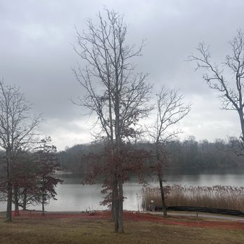 Fall Creek Falls State Park - Lakeside foggy morning - Parks Near Me - Spencer, Tennessee