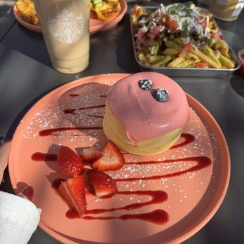 Burnt Crumbs - Strawberry pancakes and carne asada fries - New American Near Me - Irvine, California Burnt Crumbs - Strawberry pancakes and carne asada fries - New American Near Me - Irvine, California