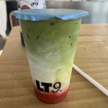 LT9 Tea Blends - strawberry matcha latte - Bubble Tea Near Me - Pasadena, California