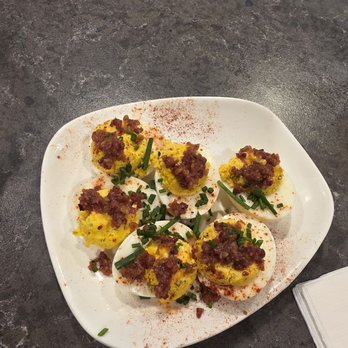 Besties Table - Deviled eggs - Breakfast & Brunch Near Me - Indianapolis, Indiana Besties Table - Deviled eggs - Breakfast & Brunch Near Me - Indianapolis, Indiana