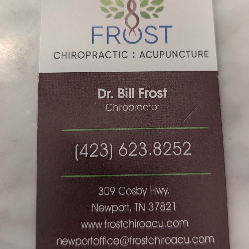 Frost Chiropractic Center - Awesome place - Chiropractors Near Me - Newport, Tennessee Frost Chiropractic Center - Awesome place - Chiropractors Near Me - Newport, Tennessee