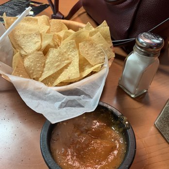 Eva's Mexican Grill - salsa ... not a go for me .. I am a connoisseur of salsa - Tex-Mex Near Me - Spring, Texas