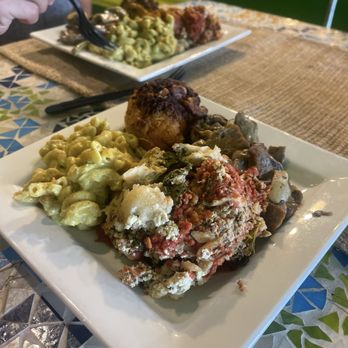 Kale Cafe Juice Bar & Vegan Cuisine - One entree and three sides - Vegan Near Me - Daytona Beach, Florida