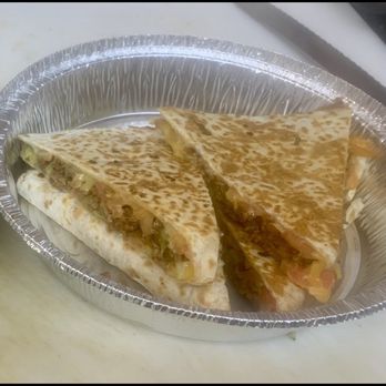 Green Mountain Gourmet Deli - Steak quesadilla..fine chop onion and pepper and mix with our prime steak seasoned.. - Food Delivery Services Near Me - Bronx, New York
