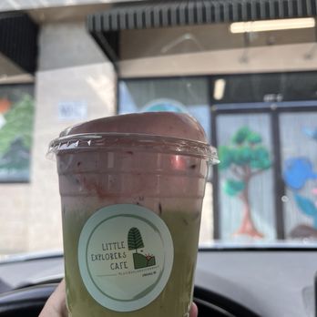 Little Explorers Cafe - Strawberry matcha - Themed Cafes Near Me - Sykesville, Maryland Little Explorers Cafe - Strawberry matcha - Themed Cafes Near Me - Sykesville, Maryland