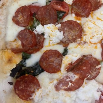 Pizzeria Pulcinella - Goat cheese, mozzarella, pepperoni pizza - Pizza Near Me - Seattle, Washington Pizzeria Pulcinella - Goat cheese, mozzarella, pepperoni pizza - Pizza Near Me - Seattle, Washington