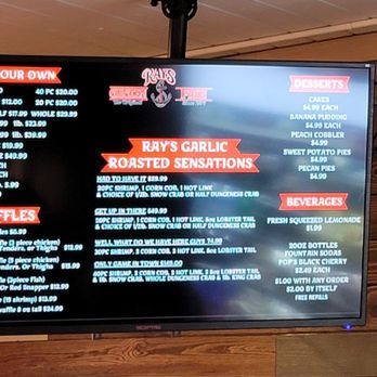Ray's Chicken & Fish - Menu 3 - Seafood Near Me - Sacramento, California Ray's Chicken & Fish - Menu 3 - Seafood Near Me - Sacramento, California