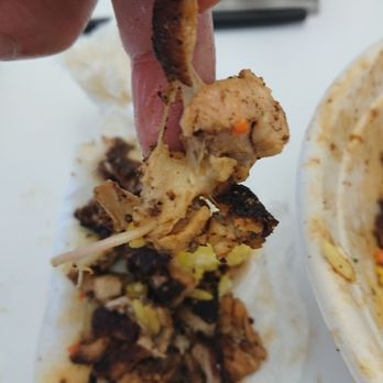 Noon Mediterranean - Lots of connective tissue, a nice big vein, and lots of fat and skin. Yuck. - Mediterranean Near Me - Boston, Massachusetts
