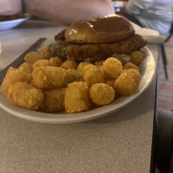 Big Daddy's Right On The Lake - Chicken fried steak sandwich