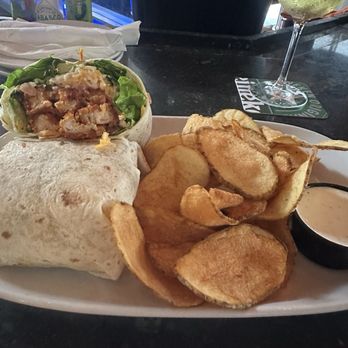 Gecko's Grill & Pub - Buffalo chicken wrap & homemade chips! - Sports Bars Near Me - Sarasota, Florida Gecko's Grill & Pub - Buffalo chicken wrap & homemade chips! - Sports Bars Near Me - Sarasota, Florida