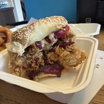 Cross The Road Chicken - Huckleberry Cluck Sandwich - Chicken Shop Near Me - Bozeman, Montana Cross The Road Chicken - Huckleberry Cluck Sandwich - Chicken Shop Near Me - Bozeman, Montana