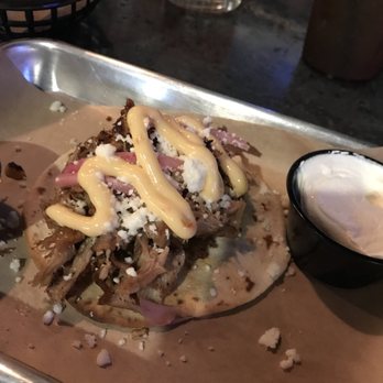 The Barrel Room - Pulled pork taco - Bars Near Me - Enterprise, Alabama The Barrel Room - Pulled pork taco - Bars Near Me - Enterprise, Alabama