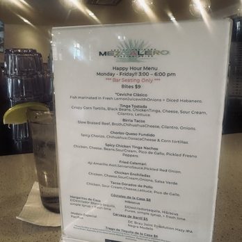 Mezcalero at La Cosecha - Happy hour menu - Mexican Near Me - Washington, DC, District of Columbia Mezcalero at La Cosecha - Happy hour menu - Mexican Near Me - Washington, DC, District of Columbia