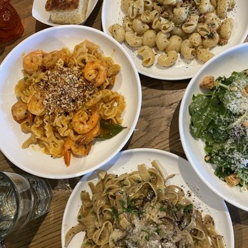 Forma Pasta Factory - Pipette Ragu, the Fettuccine Fungi and Mafaldine Scampi - Pasta Shops Near Me - Brooklyn, New York