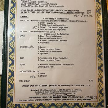 Casablanca Moroccan Restaurant - Menu - Moroccan Near Me - Sacramento, California Casablanca Moroccan Restaurant - Menu - Moroccan Near Me - Sacramento, California
