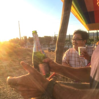 Sunrise Balloons - Champagne = the new coffee - Hot Air Balloons Near Me - Temecula, California Sunrise Balloons - Champagne = the new coffee - Hot Air Balloons Near Me - Temecula, California