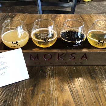 Moksa Brewing - Nice flight! - Breweries Near Me - Rocklin, California Moksa Brewing - Nice flight! - Breweries Near Me - Rocklin, California