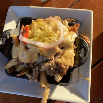 Sharps Roasthouse - Pulled pork French fries. A bit salty but YUM! - American Near Me - SeaTac, Washington