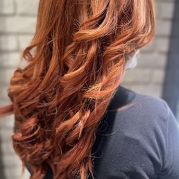 All-over touch up, partial highlights, haircut