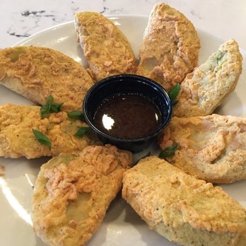 Cornet - Fried Green Tomatoes with a Cajun honey sauce. - Cocktail Bars Near Me - New Orleans, Louisiana