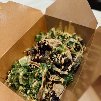 Seoul Taco - 3 bulgogi tacos (looks like a salad) lol - Korean Near Me - Chicago, Illinois
