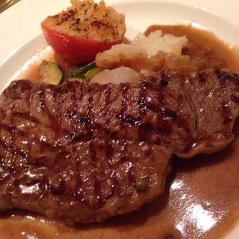 Princess Cruises  - NY steak with green peppercorn sauce. - Tours Near Me - San Pedro, California