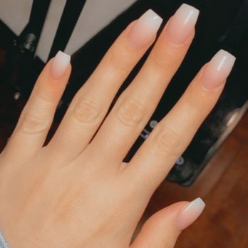Jade Nails - Pink ombré nails with tip $45 - Nail Salons Near Me - Lake Elsinore, California Jade Nails - Pink ombré nails with tip $45 - Nail Salons Near Me - Lake Elsinore, California