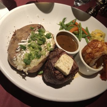 Sage Room Steak House - Filet mignon and lobster tail - Steakhouses Near Me - Stateline, Nevada
