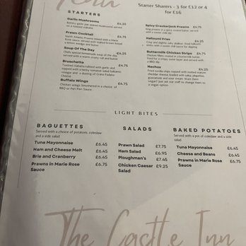 Castle Lodge - Menu - Pubs Near Me - Pontywaun