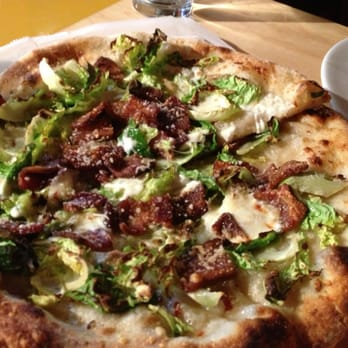 Pitfire Pizza - Brussels sprouts and bacon pizza (seasonal). Must try!!!! - Pizza Near Me - Costa Mesa, California Pitfire Pizza - Brussels sprouts and bacon pizza (seasonal). Must try!!!! - Pizza Near Me - Costa Mesa, California