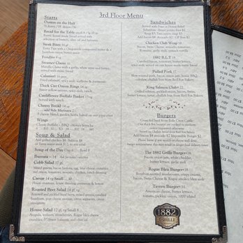 1882 Grille - Menu - American Near Me - McMinnville, Oregon 1882 Grille - Menu - American Near Me - McMinnville, Oregon