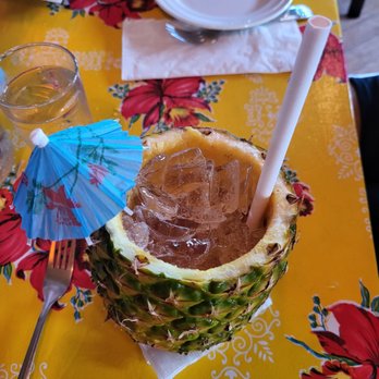TigerFish - Pineapple juice in real Pineapple - Asian Fusion Near Me - Block Island, Rhode Island