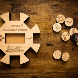 Puzzled - New Mexican Train Hub and Tokens Set