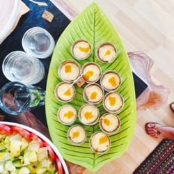 Satyam - Sunday fundau brunch with mango coconut mousse.