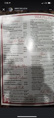 Menu photo 2 Lorenzo's Pizzeria Charlotte, NC