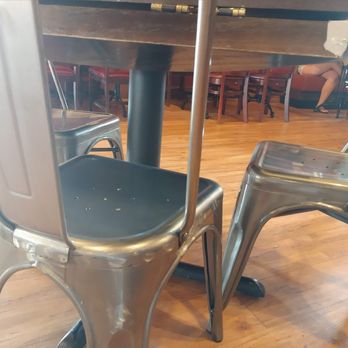 Toast Coffeehouse - Metal Chairs at table - Coffee & Tea Near Me - Patchogue, New York