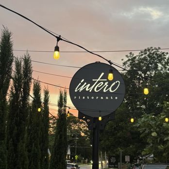 Intero Restaurant - Exterior Sign - Italian Near Me - Austin, Texas