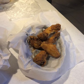 Crafty Crab - Six piece chicken wings. They're small and therefore not too meaty. - Seafood Near Me - West Melbourne, Florida