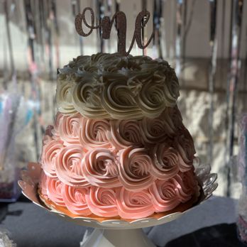Beauty and The Baker - a pink and white cake - Cupcakes Near Me - Homer Glen, Illinois Beauty and The Baker - a pink and white cake - Cupcakes Near Me - Homer Glen, Illinois