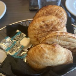 This was the bread they serve, it has a buttery taste and very bitter in all.