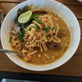 NaKorn - Braised Angus Beef with Bah Mi Noodle - Thai Near Me - Evanston, Illinois