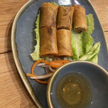 Lotus & Light - Egg rolls (one missing cause I was hungry.. lol) - Vietnamese Near Me - Burbank, California Lotus & Light - Egg rolls (one missing cause I was hungry.. lol) - Vietnamese Near Me - Burbank, California