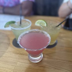 Knight Cap - Blueberry Lemon Drop, Cadillac Margarita and a cucumber margarita