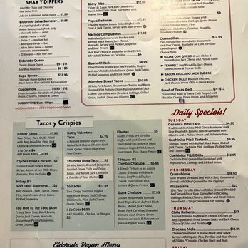 Eldorado Cafe - Menu - Mexican Near Me - Austin, Texas Eldorado Cafe - Menu - Mexican Near Me - Austin, Texas