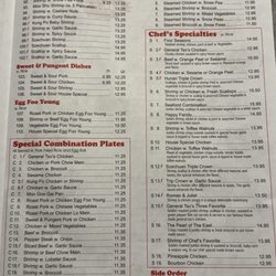 Great Wall - Their menu(the menu they posted online was too blurry for me)