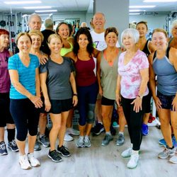 Foreverfit Studio - Carolan and her class!