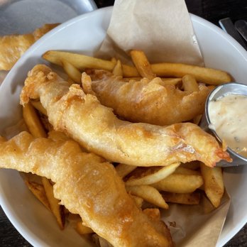 Big Mill - Fish and chips (walleye) - Pizza Near Me - Lawrence, Kansas