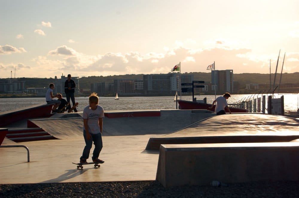 Cardiff Barrage Skate Plaza